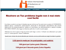 Tablet Screenshot of mediazioneiima.com